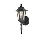 Nuvo Lighting Cornerstone 60-987 1-Light Textured Black Outdoor Wall Light
