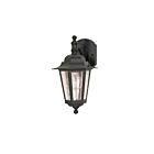 Nuvo Lighting 60-990 Cornerstone 1-Light Textured Black Outdoor Wall Light