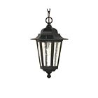 Nuvo Lighting Cornerstone 60-993 1-Light Textured Black Outdoor Hanging Lantern