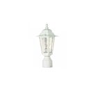 Nuvo Lighting 60-994 Cornerstone 1-Light White Outdoor Post Light