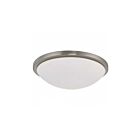Nuvo Lighting 62-1044 Button 25W Brushed Nickel 17" LED Flush Mount