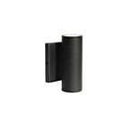 Nuvo Lighting 62-1142R1 2-Lights 10W Black LED Small Up/Down Wall Sconce