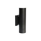 Nuvo Lighting 62-1144R1 2-Lights 10W Black LED Large Up/Down Wall Sconce