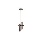 Nuvo Lighting 62-126 Frame 1-Light Hazel Bronze Pendant 