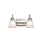 Nuvo Lighting 62-1568 2 Lights Brushed Nickel 15W LED Vanity Fixture