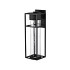 Nuvo Lighting Ledges 62-1614 Matte Black 10W LED Large Wall Lantern