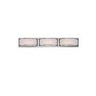 Nuvo Lighting Mercer 62-319 LED 3- Lights Brushed Nickel Vanity Light