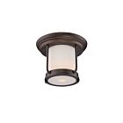 Nuvo Lighting 62-633 Bethany 1-Light Mahogany Bronze Outdoor Flush Mount