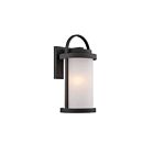 Nuvo Lighting 62-651 Willis 1-Light Textured Black LED Outdoor Wall Light
