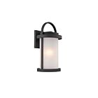 Nuvo Lighting 62-652 Willis 1-Light Textured Black LED Outdoor Wall Light