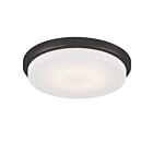 Nuvo Lighting Dale LED 62-709 1-Light Mahogany Bronze Outdoor Flush Mount Light