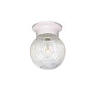 Nuvo Lighting SF76-257 1-Light 60W White Ceiling Ball Flush Mount