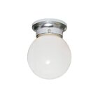 Nuvo Lighting SF77-110 1-Light 60W Polished Brass Ceiling Ball Flush Mount