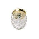 Nuvo Lighting SF77-125 1-Light 60W Polished Brass Ceiling Flush Mount