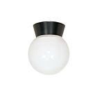 Nuvo Lighting SF77-157 1-Light 60W Black Flush Mount