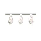 Nuvo Lighting TK345 3-Light White Track Light Head