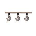 Nuvo Lighting TK347 3-Light Brushed Nickel Track Light Head