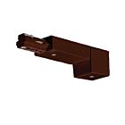 Nuvo Lighting TP203 Brown Track Light Conduit Live End Connector