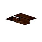 Nuvo Lighting TP204 Brown Track Light Live End and Canopy Connector