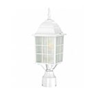 Nuvo Lighting Adams 60-4907 1-Light White Outdoor Post Light