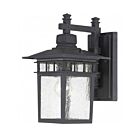 Nuvo Lighting Cove Neck 60-4959 1-Light Textured Black Outdoor Wall Light