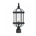 Nuvo Lighting Boxwood 60-4976 1-Light Textured Black Outdoor Post Light