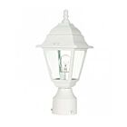 Nuvo Lighting Briton 60-546 1-Light White Outdoor Post Light
