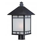 Nuvo Lighting Drexel 60-5605 1-Light Stone Black Outdoor Post Light
