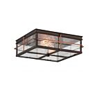 Nuvo Lighting Howell 60-5834 1-Light Bronze 8.75" Outdoor Flush Mount