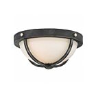 Nuvo Lighting 60-6126 Sherwood 2-lights 120w Iron Black Flush Mount