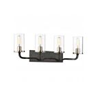 Nuvo Lighting Sherwood 60-6129 4-Lights Iron Black 38" Vanity Light