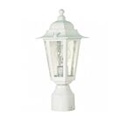 Nuvo Lighting Cornerstone 60-994 1-Light White Outdoor Post Light
