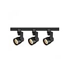 Nuvo Lighting TK424 36w Black Round Track Lighting Kit with Angle arm
