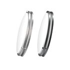 Ortech 1302T-14-3CCT 26W Satin Nickel/Black LED Flush Mount