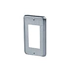 Ortech 11C10 GFCI Utility Metal Box Cover Plate