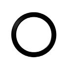 Ortech 4116-RINGBK Black Ring For 4116 Flush Mount