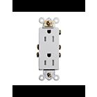 Ortech 8304TR 15A White Decorative Tamper Resistant Receptacle