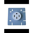 Ortech 8350T 50A White Range Receptacle Suitable For Aluminum And Copper Wires