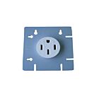 Ortech 8350T 50A White Range Receptacle Suitable for Aluminum and Copper Wires