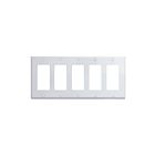 Ortech 8525 White Five Gang Decorative Plate
