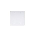 Ortech 8542 White Two Gang Blank Plate