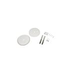 Ortech Als-Drp-Kit-Wh White Dry Wall Canopy Installation Kit