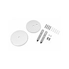 Ortech Als-Drp-Kit-Wh White Dry Wall Canopy Installation Kit