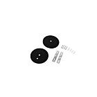 Ortech Als-Dwc-Kit-Bk Black Dry Wall Canopy Installation Kit