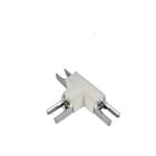 Ortech Als-T-Conn-Wh White T-Connector for Architecture Linear Strip Light