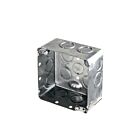 Ortech Box-52151-K 4" Square Steel Conduit Box With Concentric Knockouts