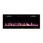 Ortech LEDfp-72 72" Black Electric Fireplace Wattage Selectable