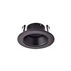Ortech ODT2-451-RBK 4" Black Recessed Trim