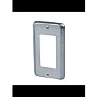 Ortech PLATE11C10 One Gang Square Device Cover