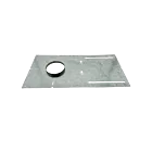 Ortech PLATE13-2-L New Construction Plate Made Up of Galvanized Steel With Lip